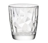 BORMIOLI ROCCO DIAMOND Caja 6 Vasos Bajos Vidrio 39CL Transparente Brillo Fácil de limpiar Ecológico Transparente