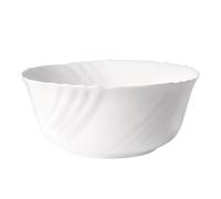 BORMIOLI ROCCO EBRO Ensaladera Opal 23CM Blanco Brillo Fabricado en España Reciclable