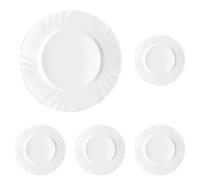 Bormioli Rocco Ebro Plato Postre Opal 20Cm (Paquete de 5)