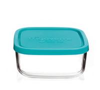 Bormioli Rocco Envase para Alimentos Cuadrado Caja 0,75L Azul, Claro 1 Pzas.