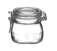 Bormioli Rocco Fido 17.5 Ounce Glass Storage Jars: 17 Ounce Clear