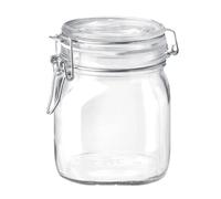 BORMIOLI ROCCO FIDO Tarro Conserva Vidrio 14x11x13,6CM-0,75L Transparente Brillo Tape cierre conserva Reciclable