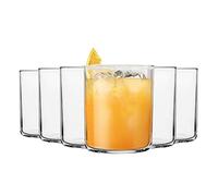 Bormioli Rocco Gafas de agua Aere - Classic Whisky Water Cocktail Tumblers - 280ml - Borrar - Paquete de 6