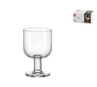 Bormioli Rocco Hostería, Paquete De 6 Copas Medianas, Vidrio Transparente Cl 20