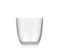 Bormioli Rocco Iris - Set de 6 Vasos de Cristal Transparente | 30 cl | Diseño con Relieve Vertical | Elegantes, Apilables y Lavables en Lavavajillas | Uso Diario y Profesional (Ho.Re.Ca.)