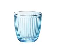Juego de vasos de agua bormioli line azul 29cl