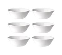 BORMIOLI ROCCO PARMA 6 Bol Opal 14CM Blanco Brillo Fabricado en España Reciclable