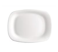 Rocco Bormioli - Plato blanco rectangular de la colección Parma - Medidas 20 x 28 cm