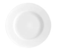 Bormioli Rocco Plato hondo Toledo de vidrio opal 23 cm | Blanco, Vidrio opal, acabado brillo, 23 cm, apilable, apto para microondas, apto para frigorífico, fácil de limpiar
