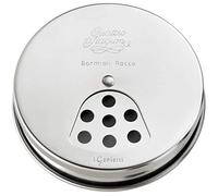 Bormioli Rocco - Quattro Stagioni, Tapón de salero, Acero Inoxidable, 7 x 7 x 2 cm
