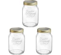 Bormioli Rocco QUATTRO STAGIONI - Tarro Conserva Vidrio 2L (Paquete de 3)