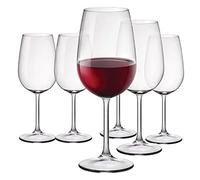 6X Copas De Vidrio Transparente Reserva Para Bordeaux Cl54