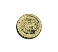 Bormioli Rocco Tappi, Quattro Stagioni, Caps 70, 2 Unidades, Lata, Amarillo