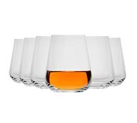 Bormioli Rocco - Vaso de vidrio transparente Inalto, 44 cl, paquete de 6 piezas