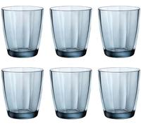Bormioli Rocco Vaso Pulsar Azul Vidrio (6 Unidades) (305 ml)