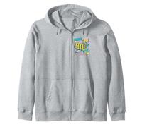 Born 80s but 90s Raised Me Vintage Colorful Party Theme 90s Sudadera con Capucha