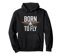 Born Fly Funny Diseño Gráfico de Born To Fly Sudadera con Capucha