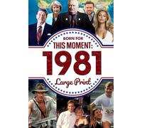 Born for This Moment in 1981: The Perfect Gift for Milestone Birthdays, Anniversaries, or Special Occasions for Mom, Dad, Friends, and Loved Ones