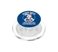 Born Free But Now I'm Expensive 4th of July Women Rabbit I PopSockets PopGrip para MagSafe
