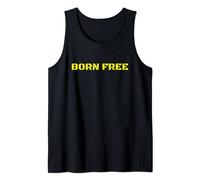 Born Free Liberty Libertarian Ancap for Sovereign Freedom Camiseta sin Mangas