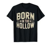 Born Hollow Appalachian Coal Country Identity Pride Mountain Camiseta