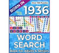 Born In 1936: Word Search Book For Adults & Seniors: The Perfect Birthday Word Search Puzzle Book for Anyone Born in (1936)