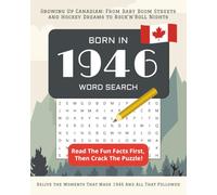 Born in 1946 Word Search: Perfect 79th Birthday Gift: Large Print Canadian Puzzle Book for Seniors Born In Canada | Personalized Activity Book 2025 | ... Wordsearches (Born In Canada Word Search)