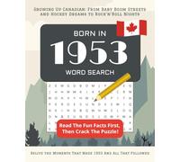 Born in 1953 Word Search Canada: Perfect 72th Birthday Gift Idea For Mom and Dad: Personalized Word Search Book for Adults 2025 | Large Print Puzzle ... From Every Year (Born In Canada Word Search)