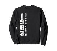 Born In 1963 The Birth of Legends - Regalo de cumpleaños de Aniversario Sudadera