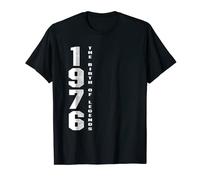 Born In 1976 El nacimiento de las leyendas regalo de cumpleaños aniversario Camiseta