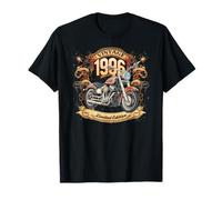 Born In 1996 Vintage Motorcycle Lovers 30th Birthday Camiseta