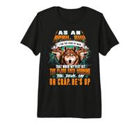 Born In April Birthday Guy Funny Boy Men Wolf Lover Camiseta Premium