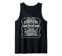 Born In February 1930 Aged Perfectly 96th Birthday Original Camiseta sin Mangas