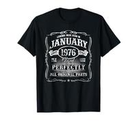 Born In January 1976 Aged Perfectly 50th Birthday Original Camiseta