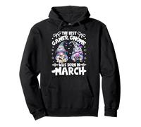 Born In March Birthday GNOME For Gaming Party and Best Gamer Sudadera con Capucha