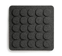Born In Sweden Salvamanteles cuadrado Dots 20x20 cm Negro