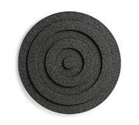 Born In Sweden Salvamanteles redondo Circle Ø20 cm Negro