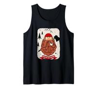 Born in The Woods - Regalo para papá de leñador Barbudo Camiseta sin Mangas