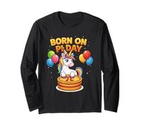Born on Pi Day 3.14 Unicorn Birthday Manga Larga