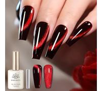 Born Pretty Cat Magnetic Eye Gel Vino Rojo Rubí Rojo UV Esmalte de uñas Magnético Nail Polish Manicura y Arte de Uñas DIY en casa