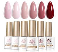 Born Pretty Esmalte de uñas UV Nude Rosé Taup Dusty Rose Marrón - Esmalte de uñas de gel UV barniz manicura y arte de uñas DIY en casa