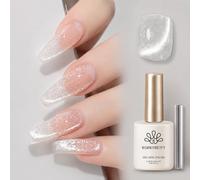 Born Pretty Esmalte Gel Ojo de Gato Magnético Holográfico Super Brillante, 15ml Esmalte U V con Purpurina para Manicura y Nail Art DIY