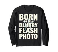 Born To Be A Blurry Flash Photo Funny Quote Manga Larga