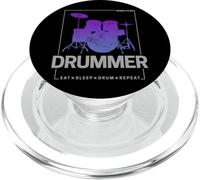 Born To Be Drummer para Bateristas y músicos Vintage PopSockets PopGrip para MagSafe