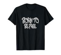 Born To Be Free Graffiti, Urban Street Freedom Art Camiseta