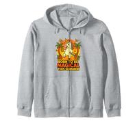 Born to Be Magical Summer Vibes Piña Unicornio Sudadera con Capucha