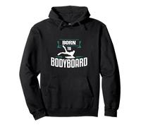 Born To Bodyboard Bodyboard Bodyboarder Ropa de playa Sudadera con Capucha