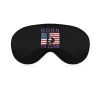 Born to Climb Lineman Eye Mask con correa ajustable para hombres y mujeres Night Sleeping Travel Siesta
