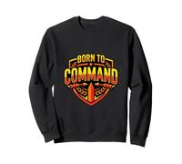 Born To Command Bold Liderazgo Motivación Diseño Sudadera