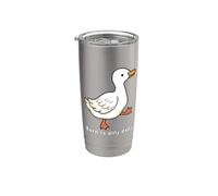 Born to Dilly Dally Cute Funny Duck Women Toddler Girls Vaso térmico de acero inoxidable de doble pared
